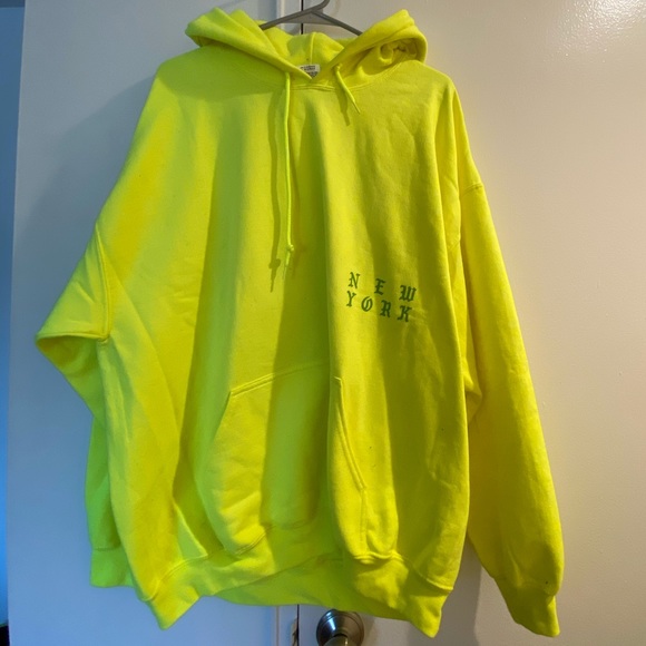 lime green yeezy hoodie